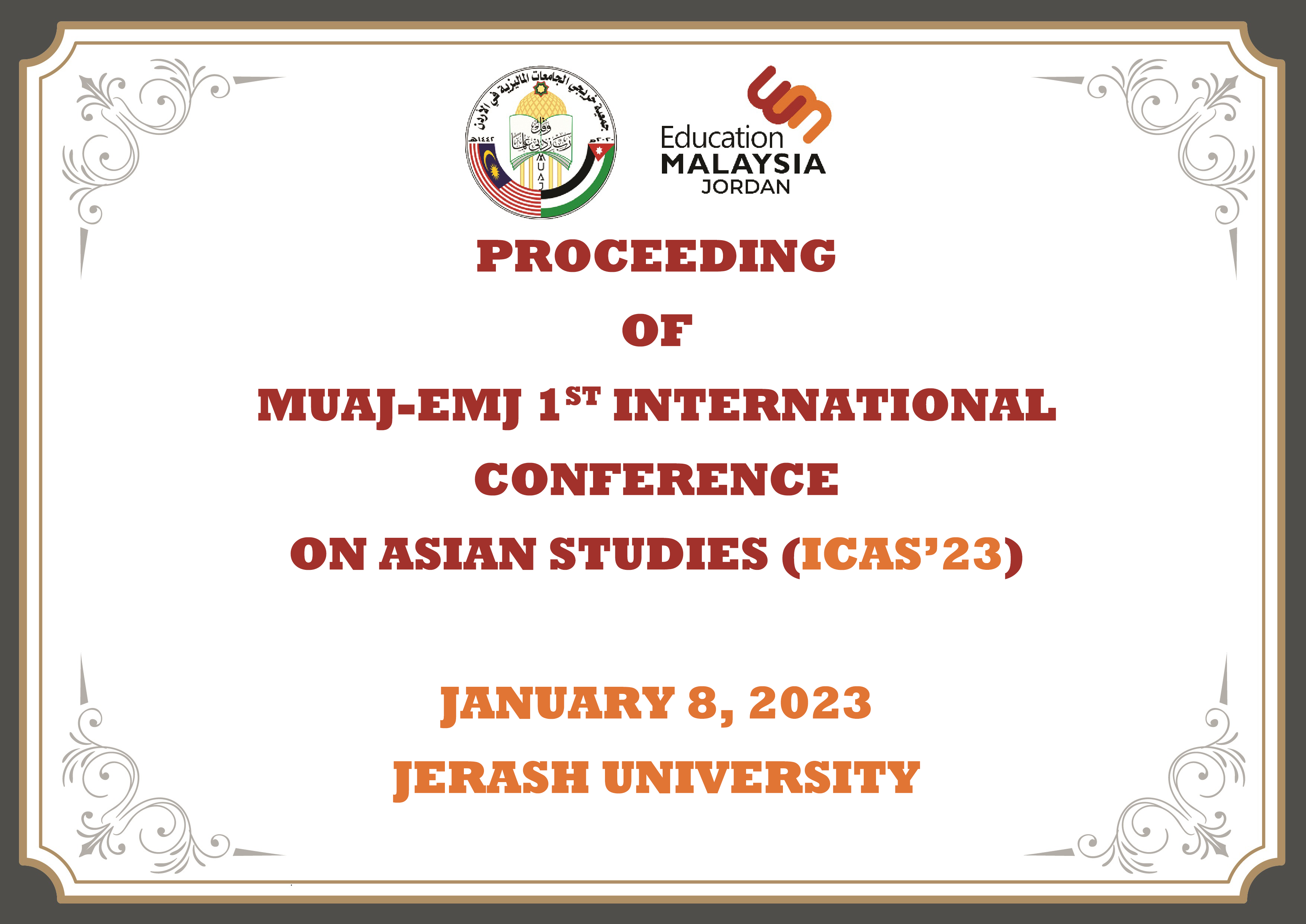 MUAJEMJ 2nd International Conference on Asian Studies Proceeding ICAS'2024